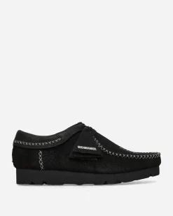 Clarks Classic Shoes^NEIGHBORHOOD Wallabee Shoes Black