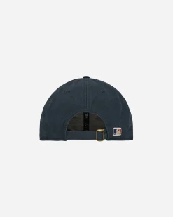 New Era Hats|Hats^New York Yankees Canvas Felt Logo Retro Crown 9FIFTY Strapback Cap Navy