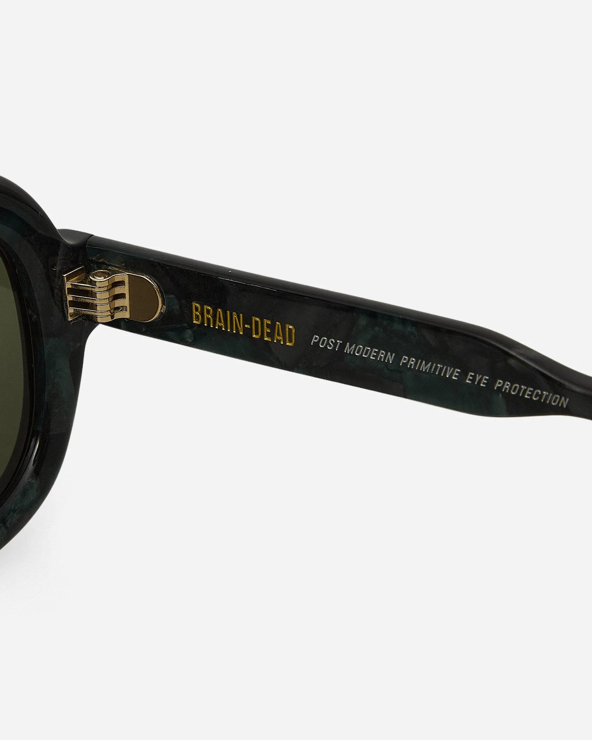 Brain Dead Eyewear|Eyewear^Newman Post Modern Primitive Eye Protection Sunglasses Green Pearl