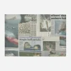 Serapis Textile^Newspaper Cut Place Mat Multicolor