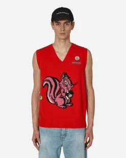 Cormio Knitwear^Nicole Vest Red
