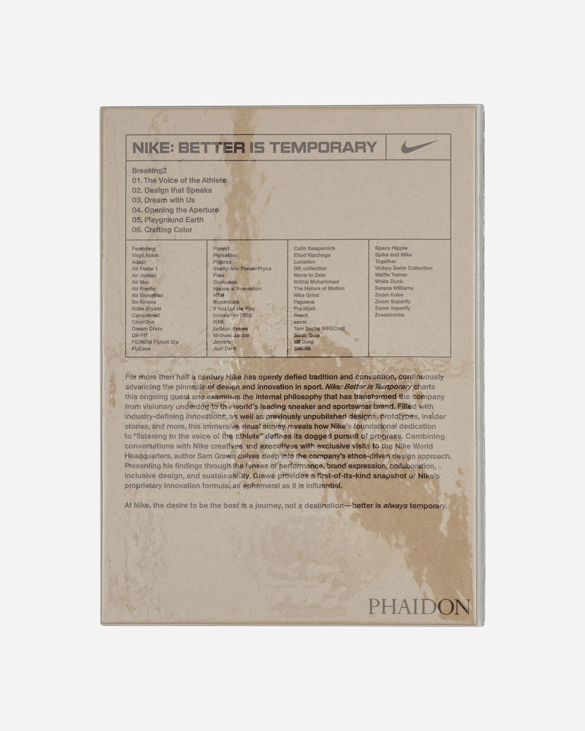 Phaidon Books Books^Nike: Better Is Temporary Book