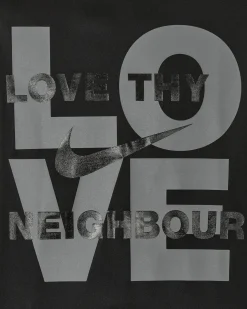 Comme Des Garçons Black T-Shirts^Nike Love Thy Neighbour T-Shirt Black