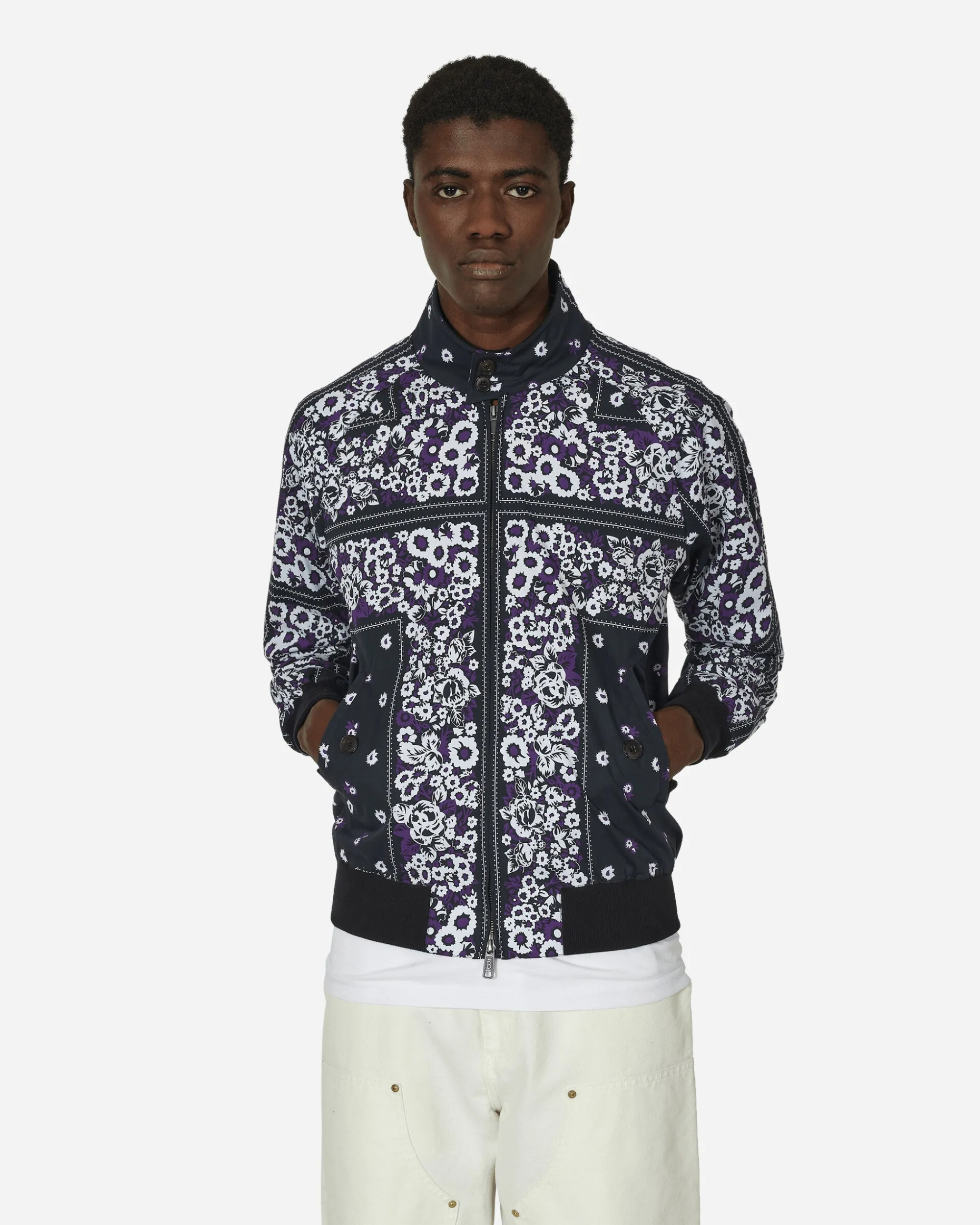 Baracuta Coats And Jackets^NÒMARYTHM TEXTILE G9 Bandana Jacket Dark Navy