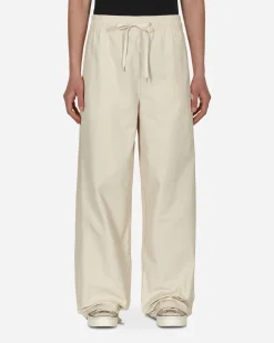in・stru(men-tal) Pants^No Side Seam Easy Wide Pants White