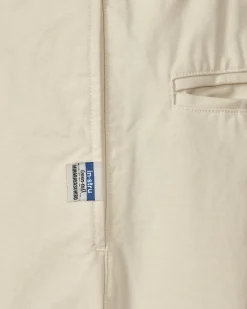 in・stru(men-tal) Pants^No Side Seam Easy Wide Pants White