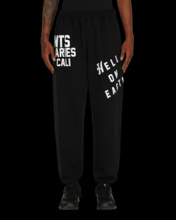 Aries Pants^NTS Tutti Pazzi Sweatpants Black