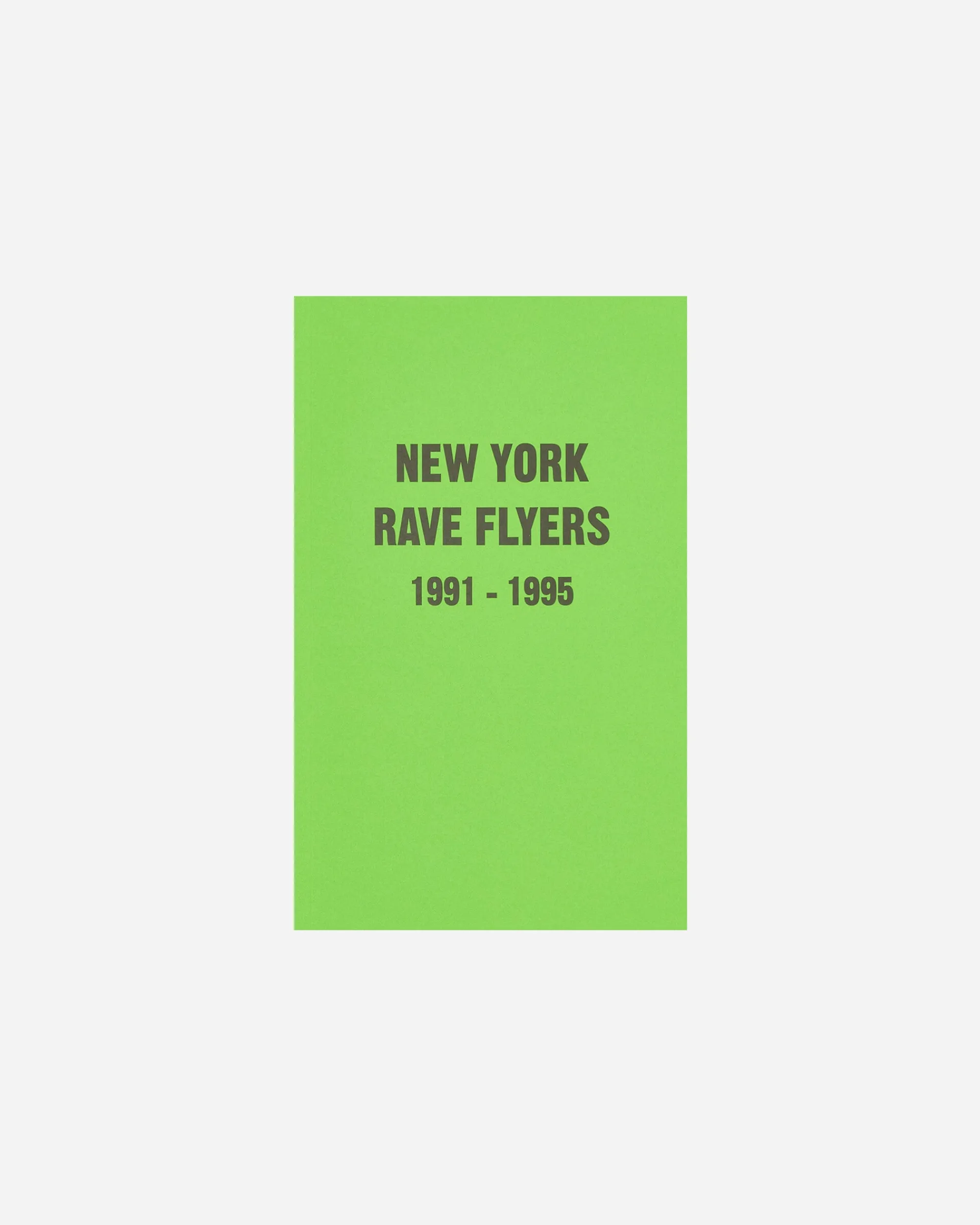 Sprint Magazines Magazines^N.Y. Rave Flyers 1991-1995 Zine