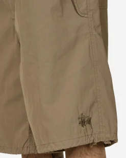 Stüssy Shorts^Nyco Over Shorts Mushroom