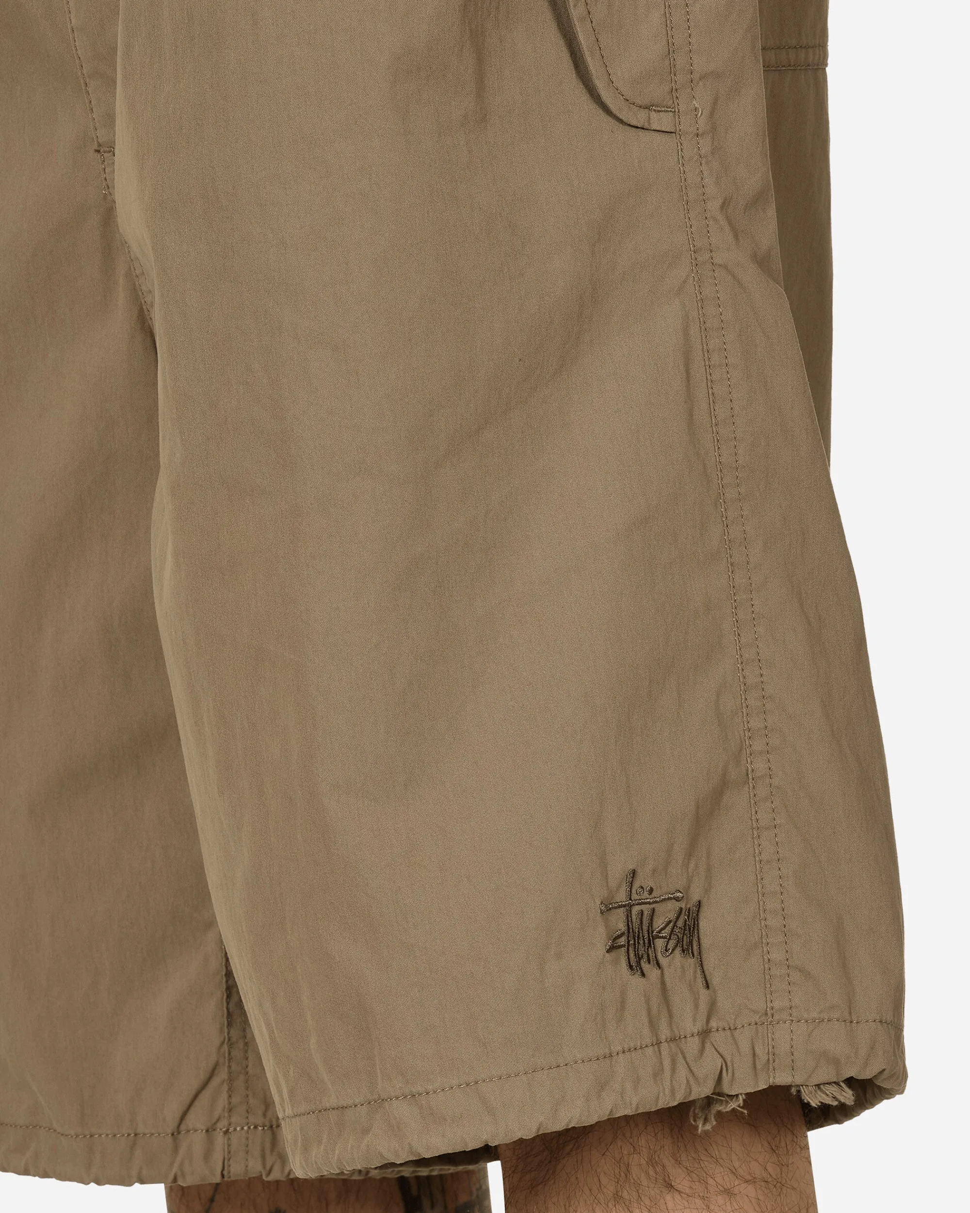 Stüssy Shorts^Nyco Over Shorts Mushroom