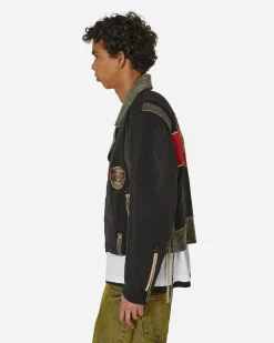 Guess USA Coats And Jackets^Nylon Moto Jacket Jet Black