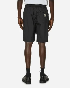 Moncler Shorts^Nylon Shorts Black