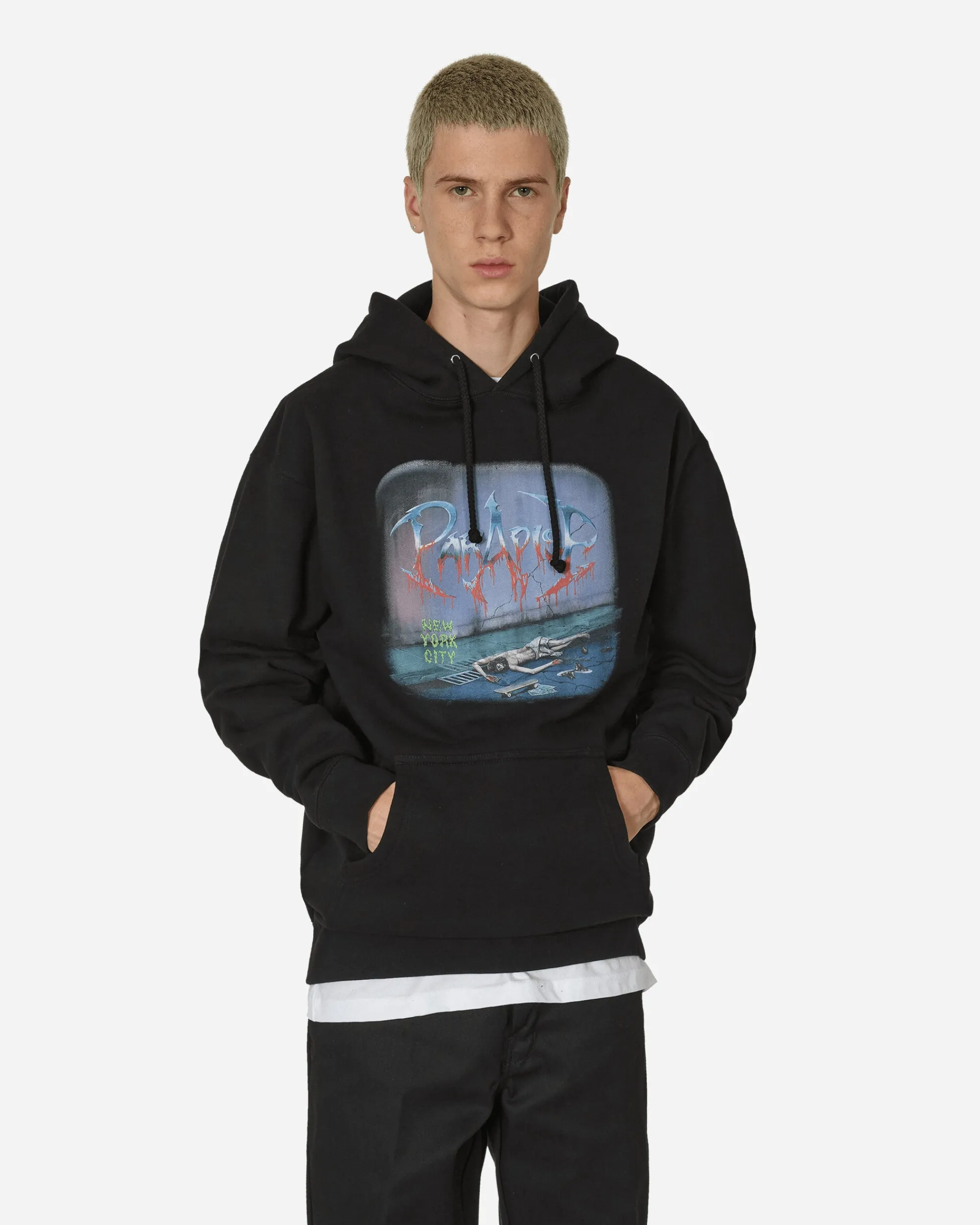 Paradis3 Sweatshirts^Obituary Hoodie Black