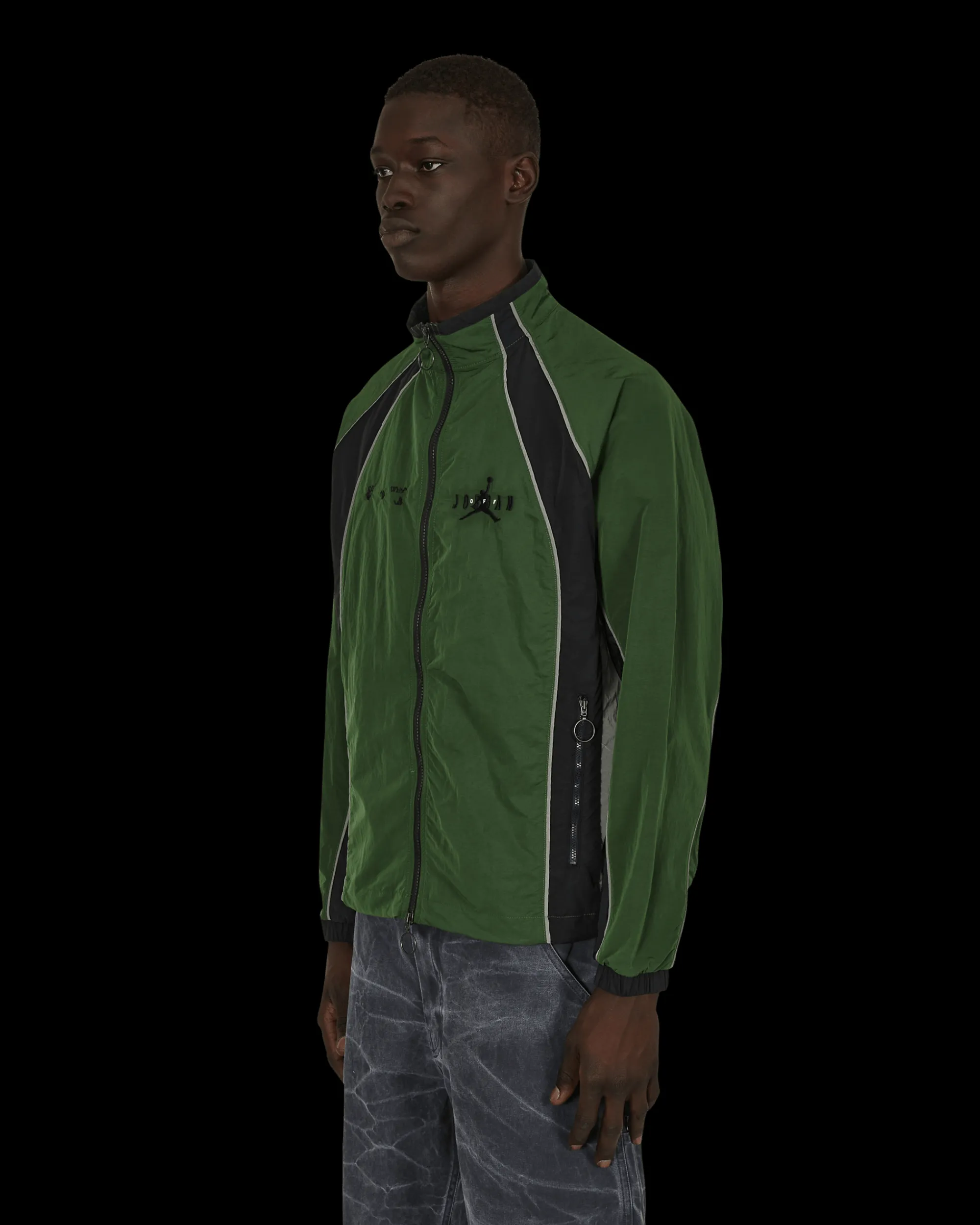 Nike Jordan Sweatshirts^Off-White Track Jacket Green