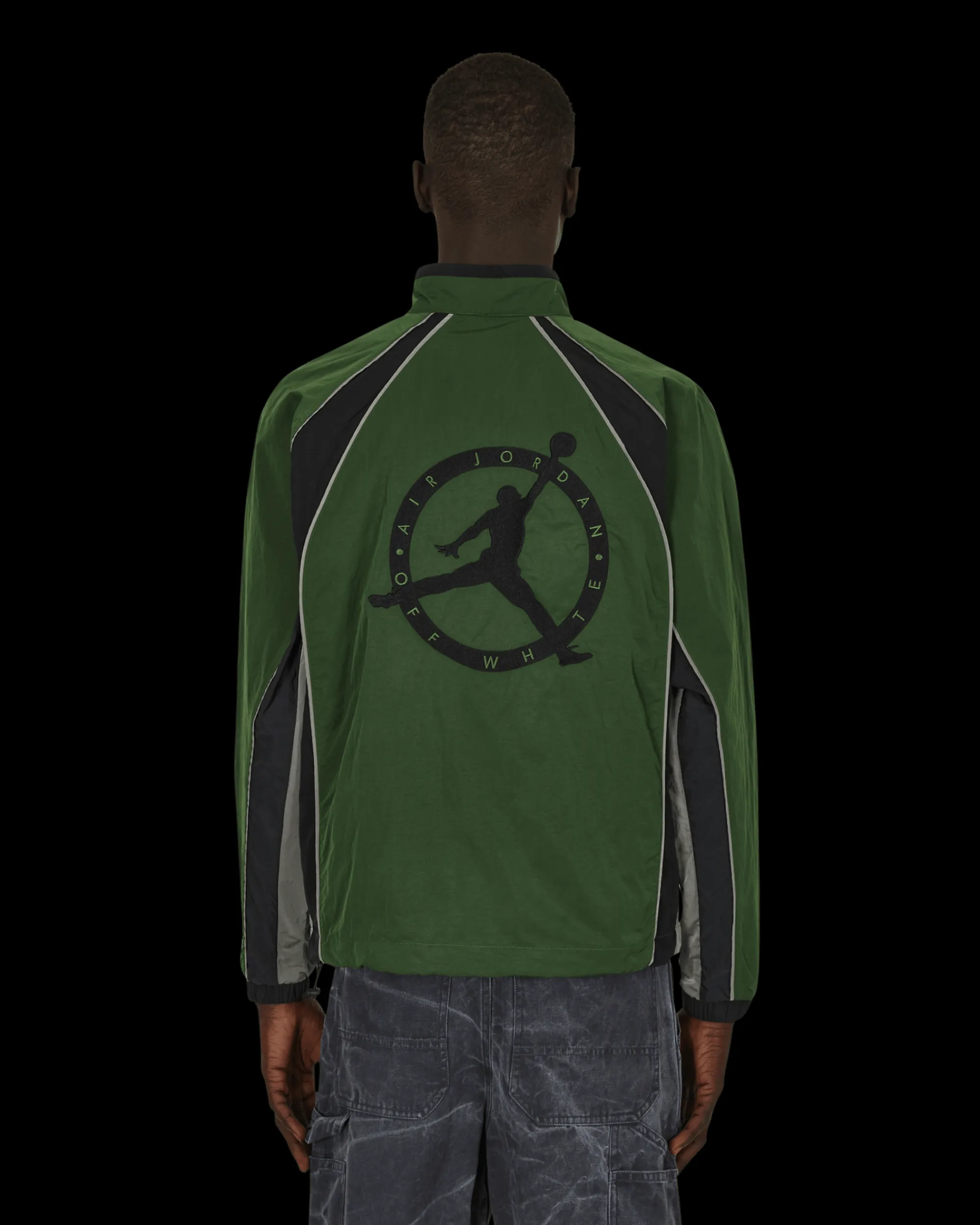 Nike Jordan Sweatshirts^Off-White Track Jacket Green
