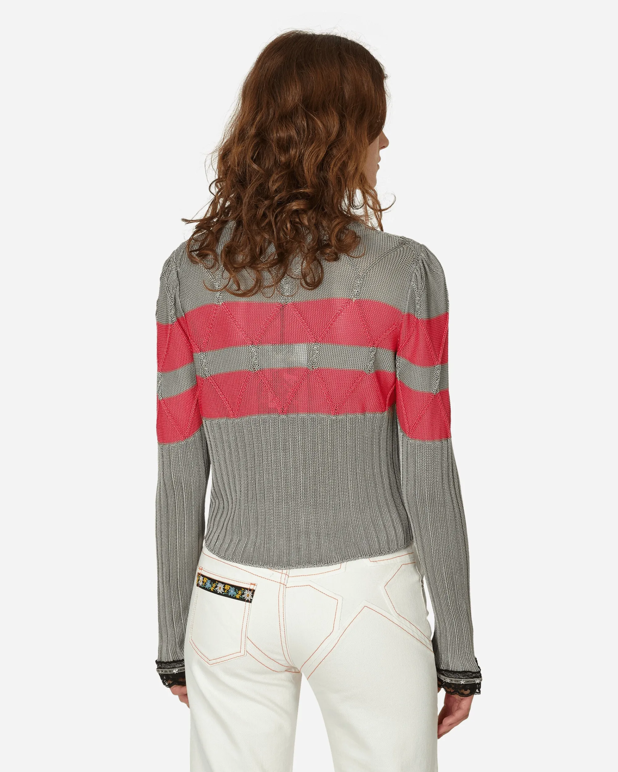 Cormio Knitwears^Olaf Sweater Silver / Pink