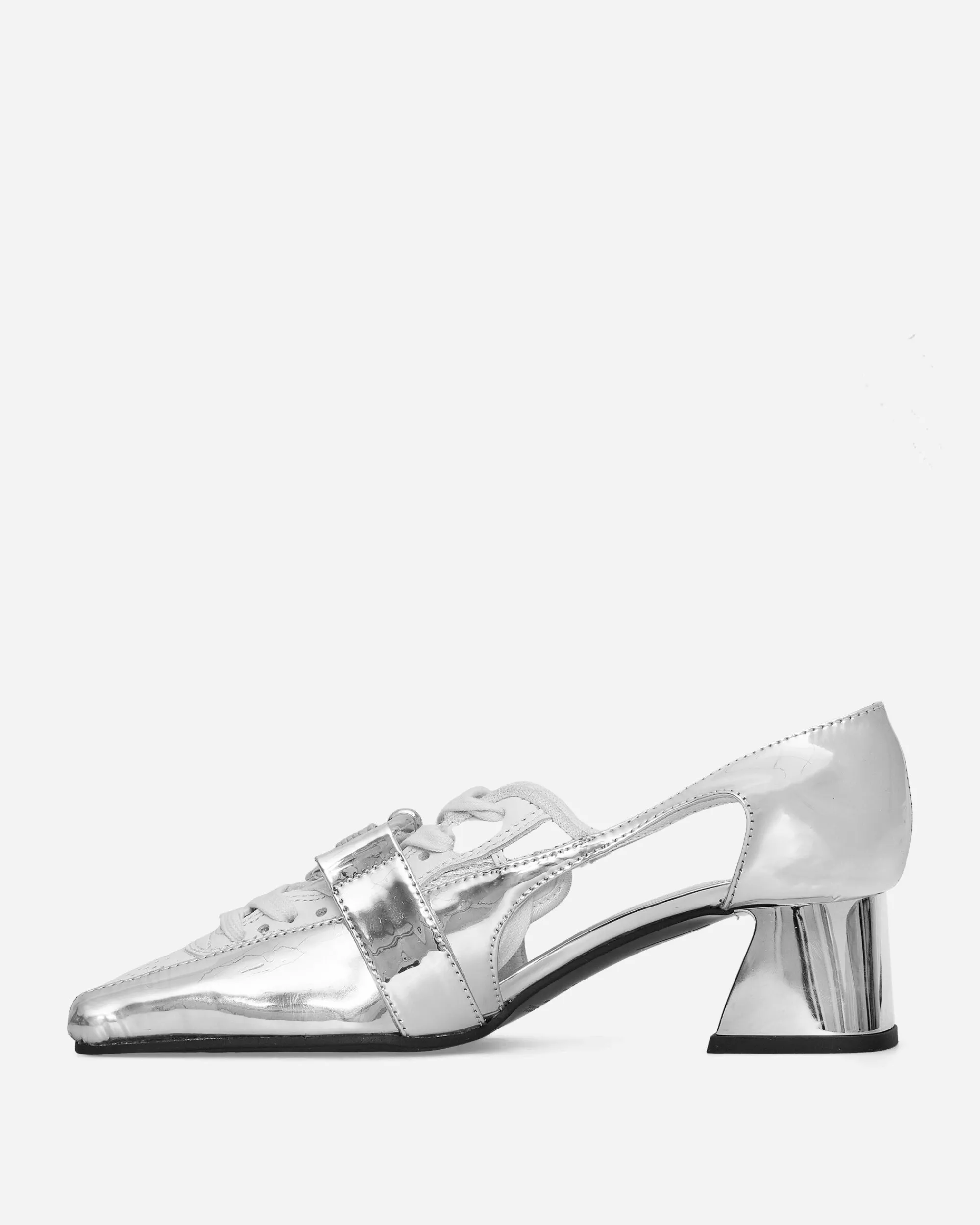 Ancuta Sarca Classic Shoes^Olga Loafers White / Chrome