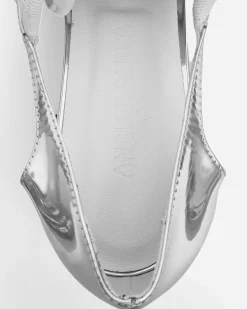 Ancuta Sarca Classic Shoes^Olga Loafers White / Chrome