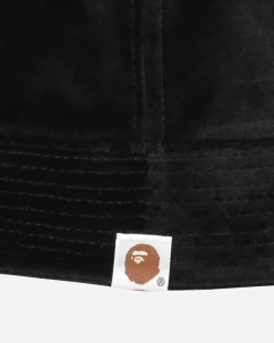 A Bathing Ape Hats|Hats^One Point Bucket Hat Black