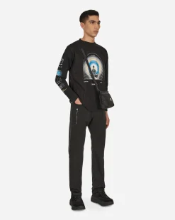 Space Available T-Shirts^Oneness Longsleeve T-Shirt Black