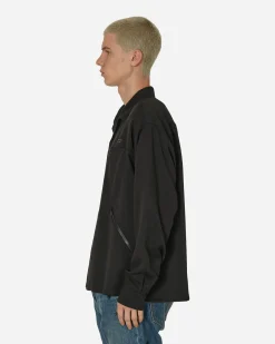 Undercover Shirts^Open Collar Shirt Black