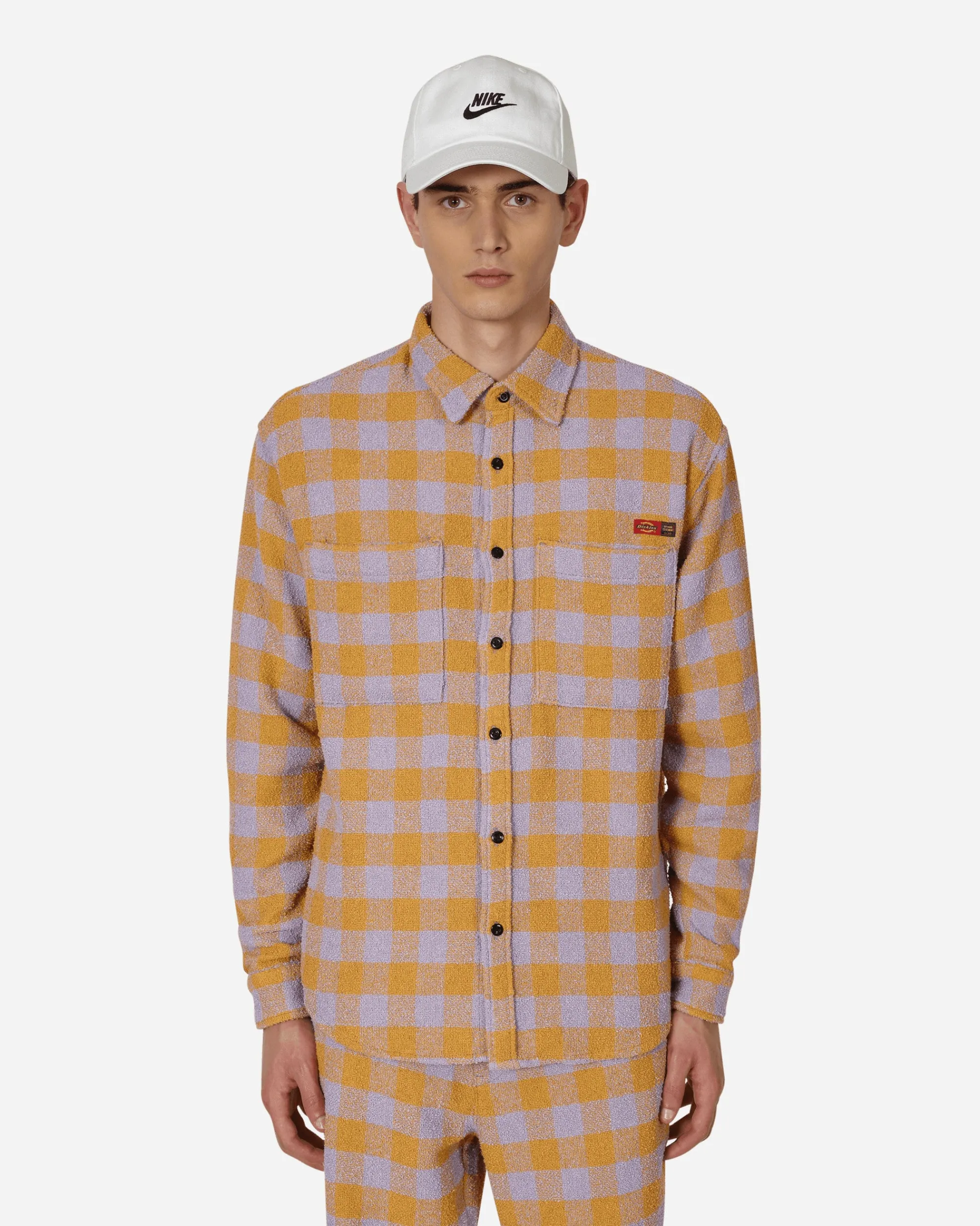 Dickies Shirts^Opening Ceremony Tweed Check Shirt Pink