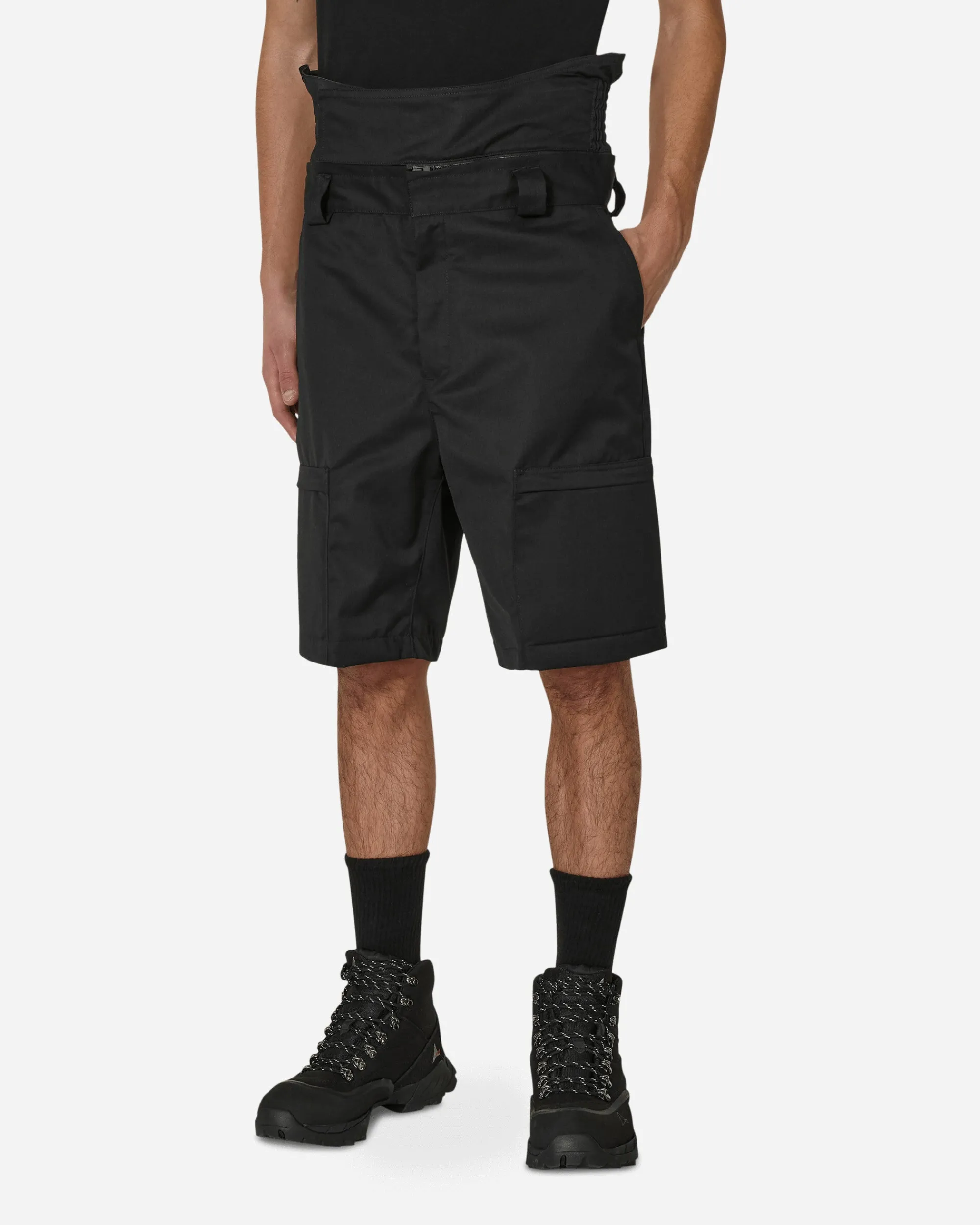 GR10K Shorts^Operator Kidney Belt Shorts Black