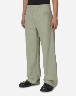Kiko Kostadinov Pants^Orma Reversible Trousers Yellow Check