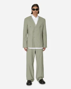 Kiko Kostadinov Pants^Orma Reversible Trousers Yellow Check