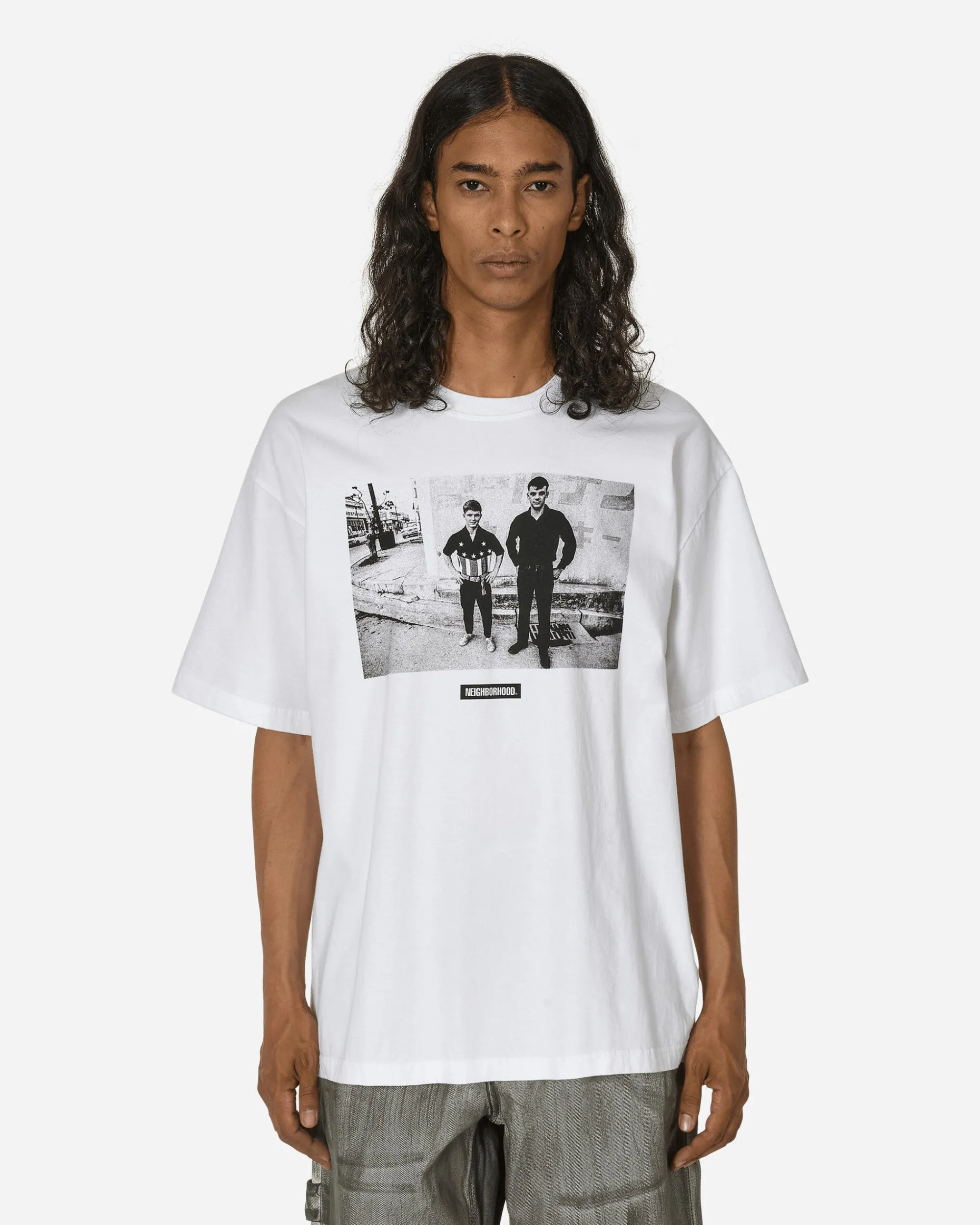 Neighborhood T-Shirts^Osamu Nagahama SS-1 T-Shirt White