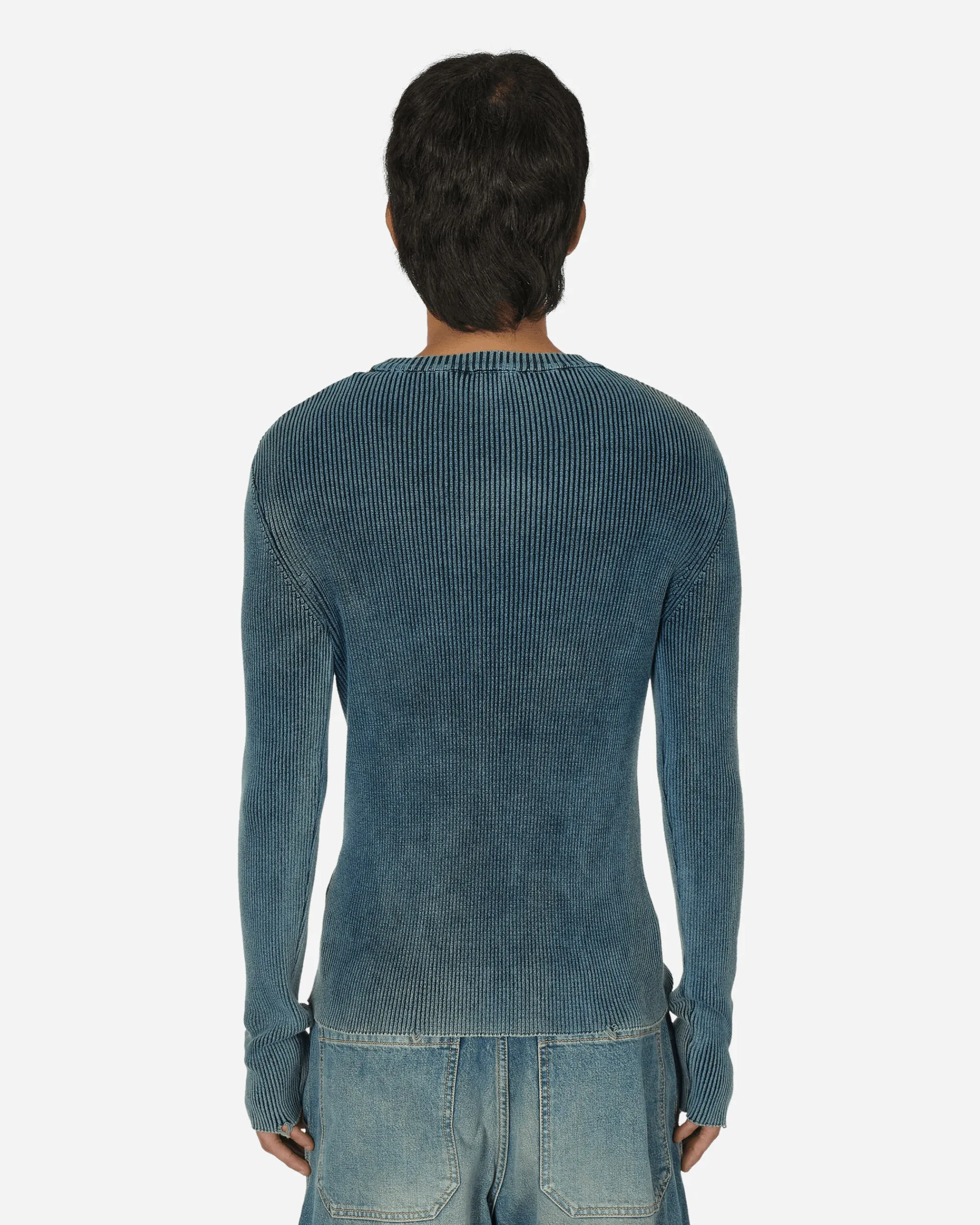 Diesel T-Shirts^Oval D Cut-Out Sweater Blue