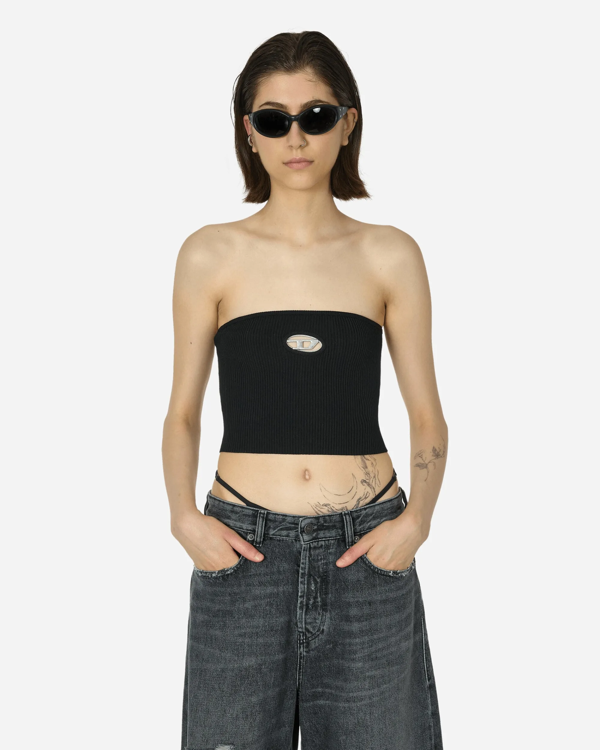 Diesel T-Shirts^Oval D Tube Top Black