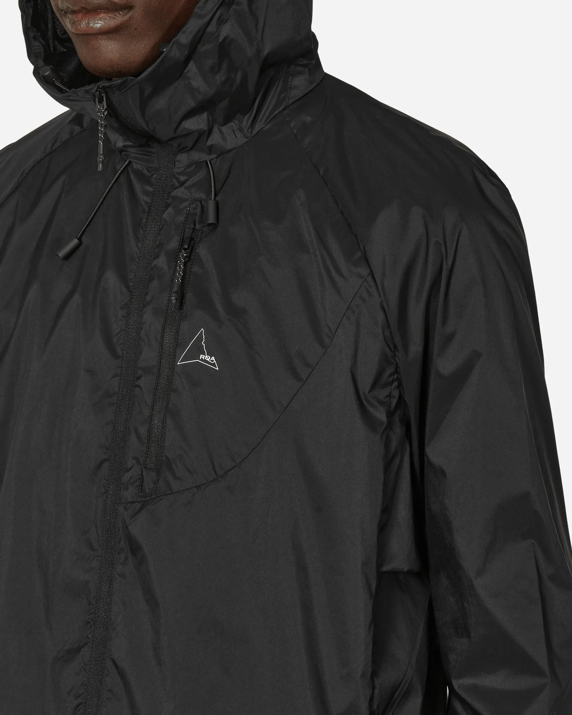 ROA Coats And Jackets^Over Packable Windbreaker Black Reflective