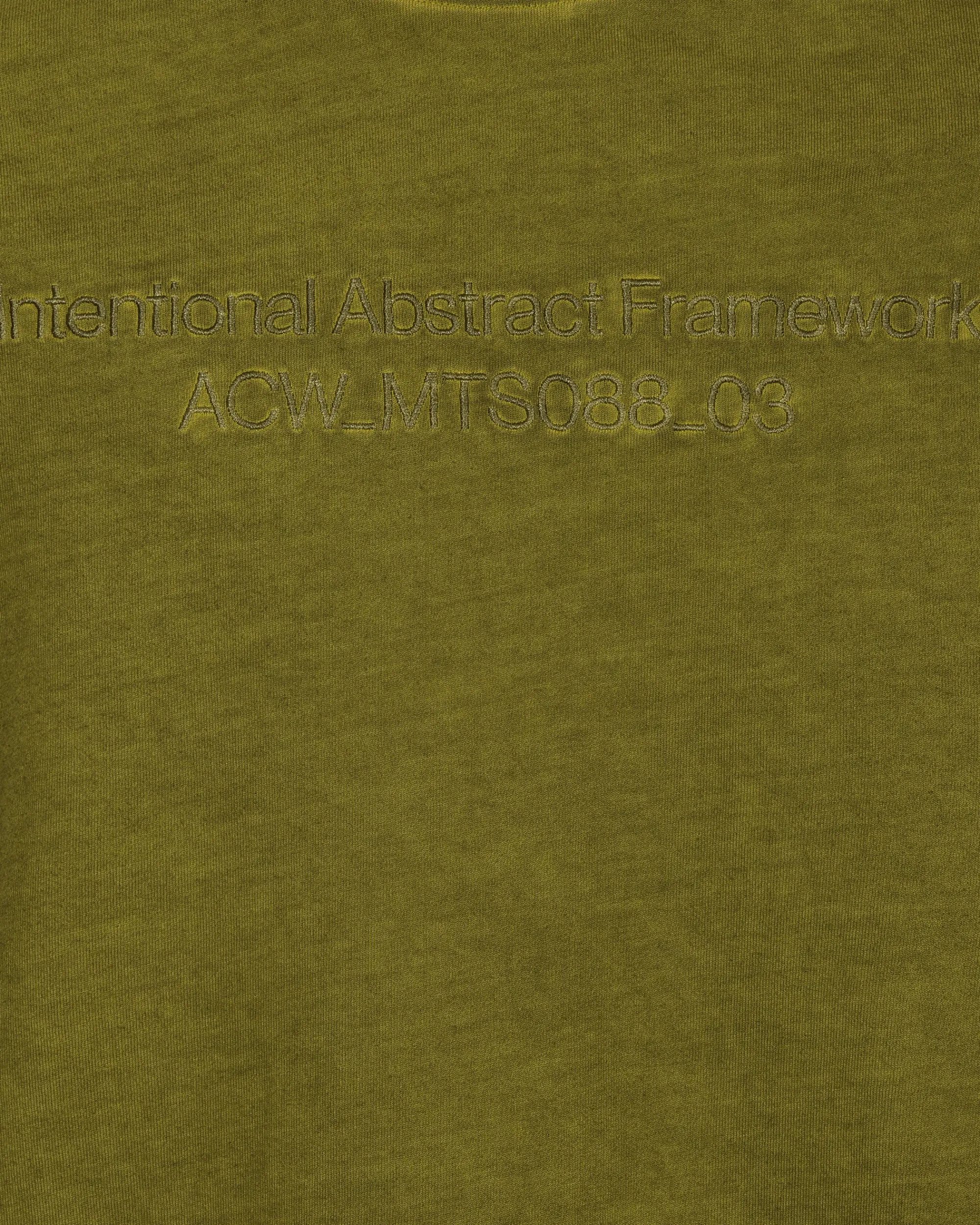 A-Cold-Wall* T-Shirts^Overdye T-Shirt Green