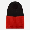 Song for the Mute Hats|Hats^Oversized Balaclava Black / Orange