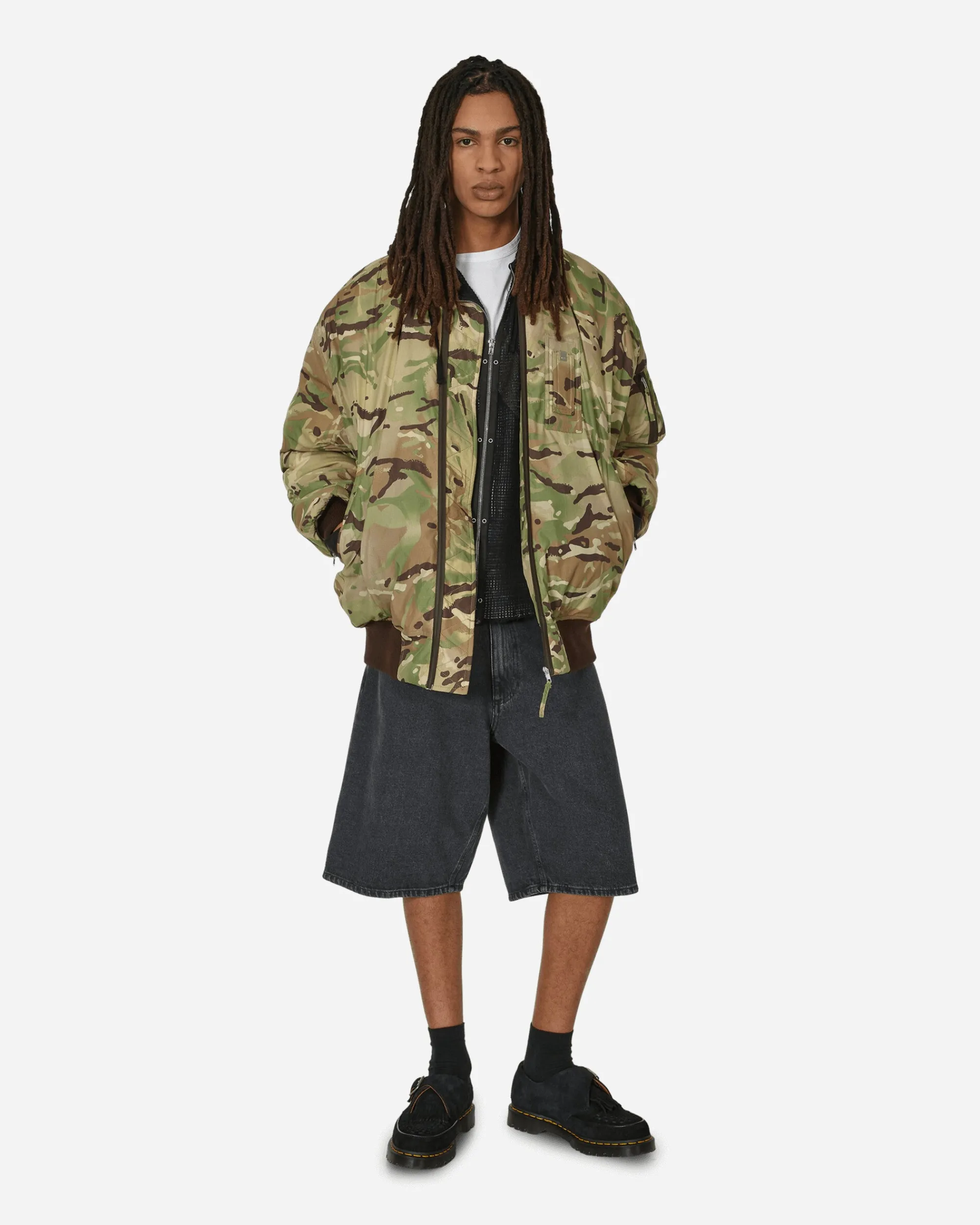 1017 ALYX 9SM Coats And Jackets^Oversized Camo Nylon Bomber Military Green