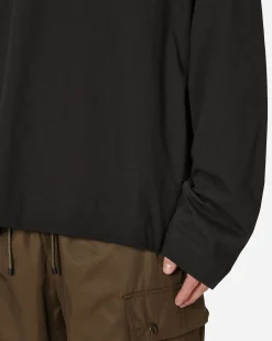 Dries Van Noten T-Shirts^Oversized Longsleeve T-Shirt Black