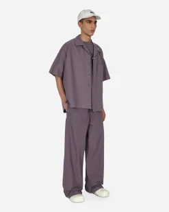 in・stru(men-tal) Shirts^Oxford Shortsleeve Shirt Purple
