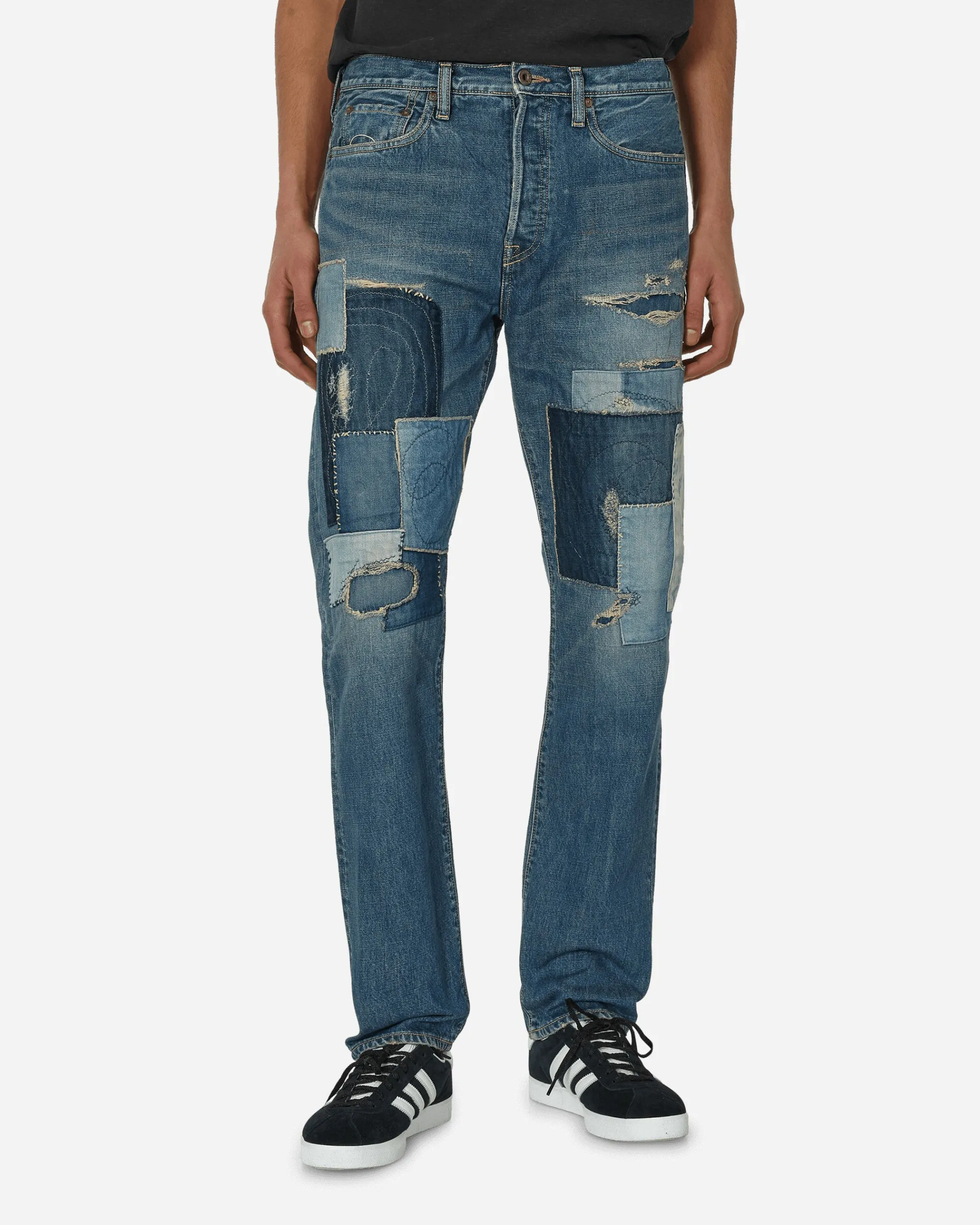 KAPITAL Pants^14oz Denim 5P Monkey Cisco Pants (Dixie Remake) Indigo
