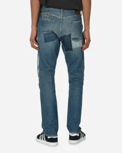 KAPITAL Pants^14oz Denim 5P Monkey Cisco Pants (Dixie Remake) Indigo