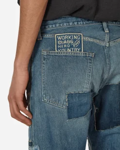 KAPITAL Pants^14oz Denim 5P Monkey Cisco Pants (Dixie Remake) Indigo