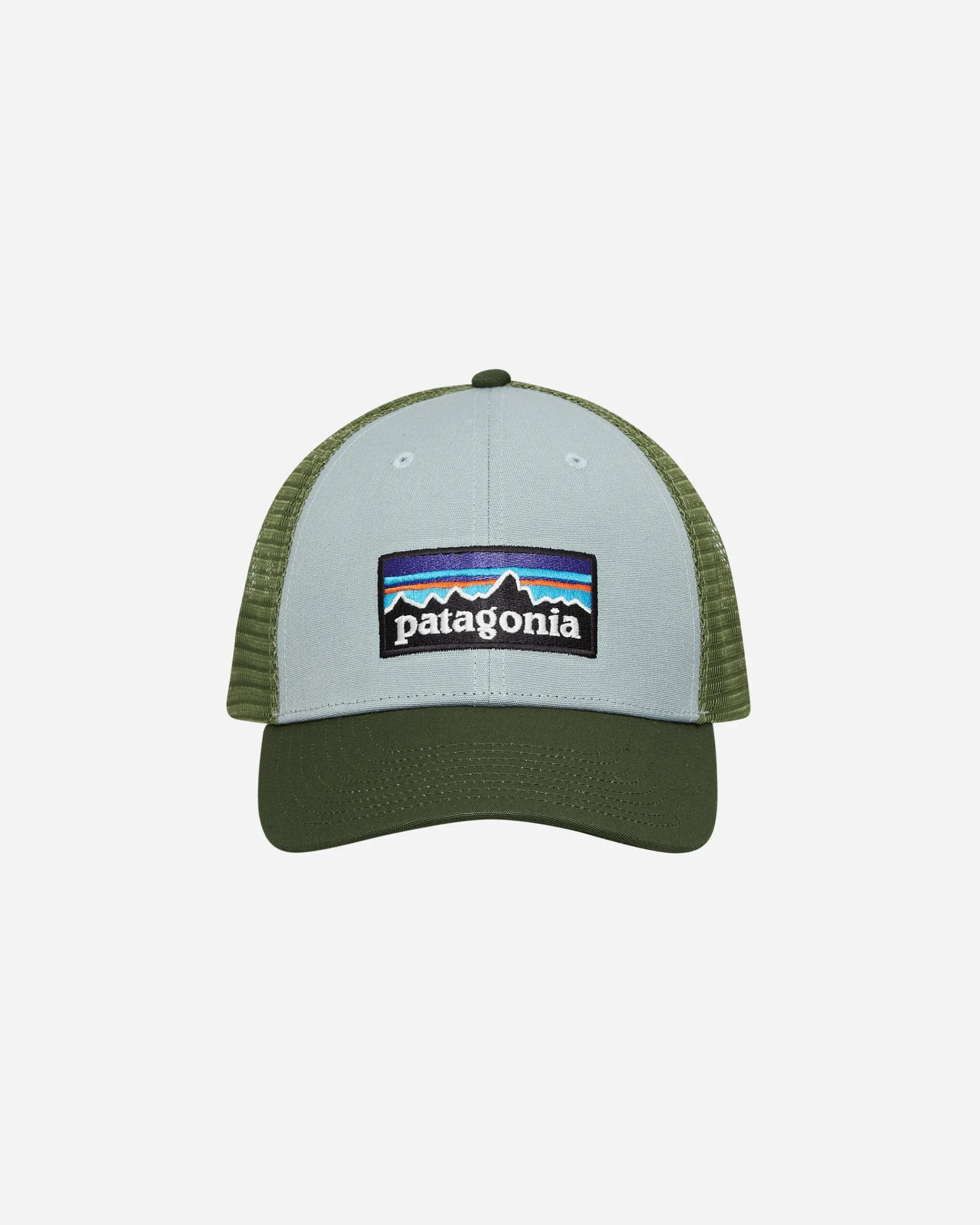 Patagonia Hats|Hats^P-6 Logo Lopro Trucker Hat Thermal Blue / Green