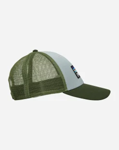 Patagonia Hats|Hats^P-6 Logo Lopro Trucker Hat Thermal Blue / Green