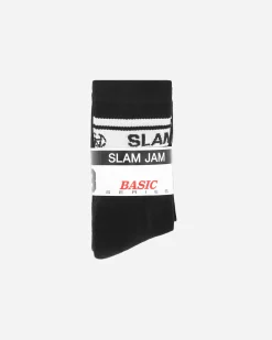 Slam Jam Underwear^3-Pack Logo Jacquard Socks Black
