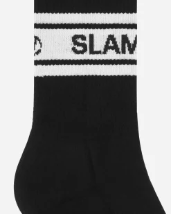 Slam Jam Underwear^3-Pack Logo Jacquard Socks Black