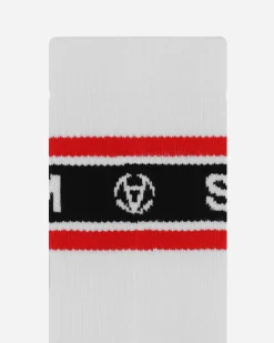 Slam Jam Underwear^3-Pack Logo Jacquard Socks White