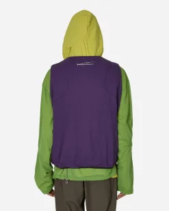GR10K Coats And Jackets^Padded Jersey Vest Starling Purple