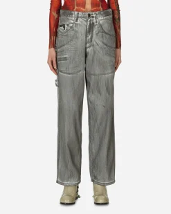 Stingwater Pants^Painted Chain Jeans Black