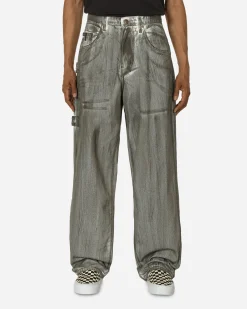 Stingwater Pants^Painted Chain Jeans Black