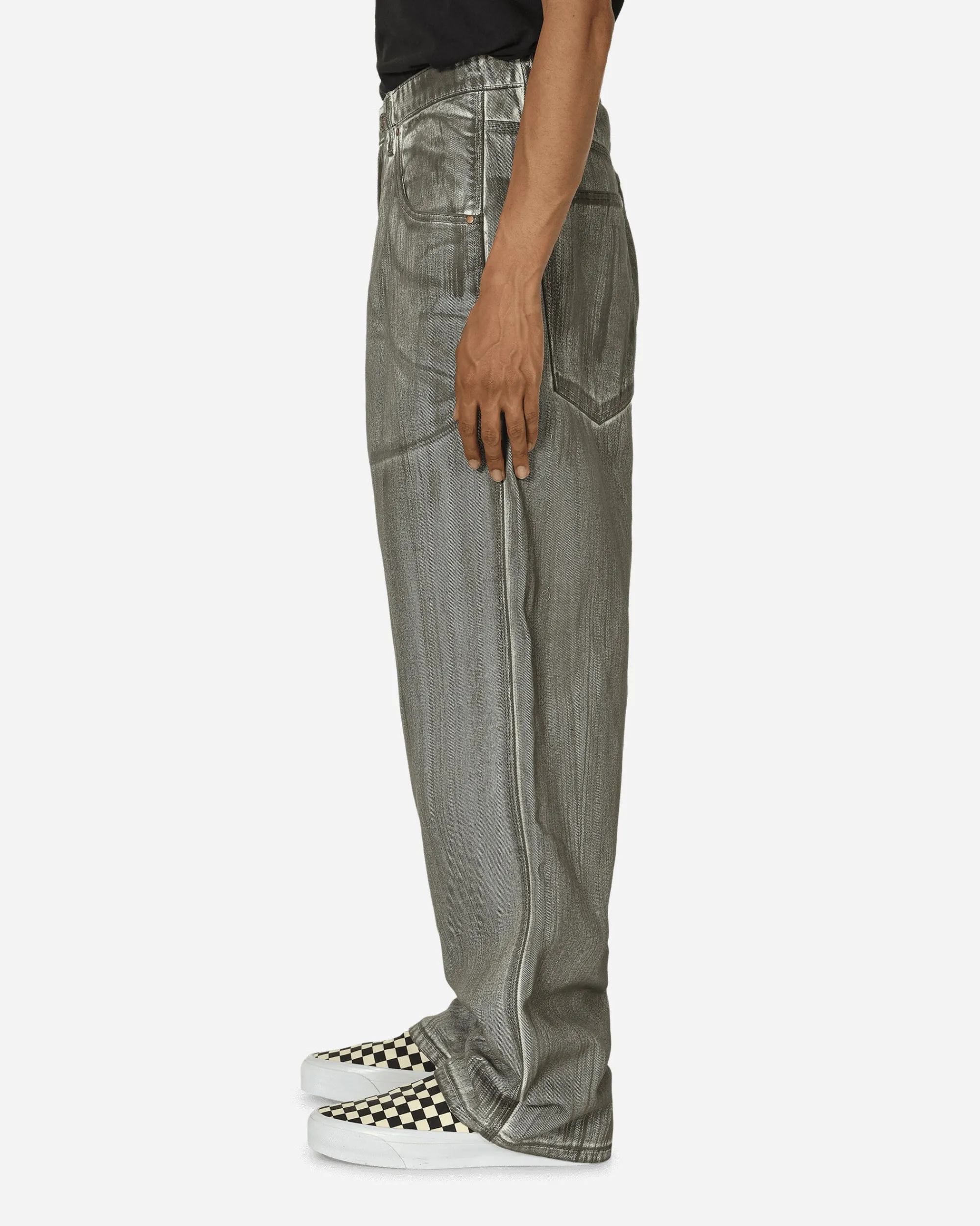 Stingwater Pants^Painted Chain Jeans Black